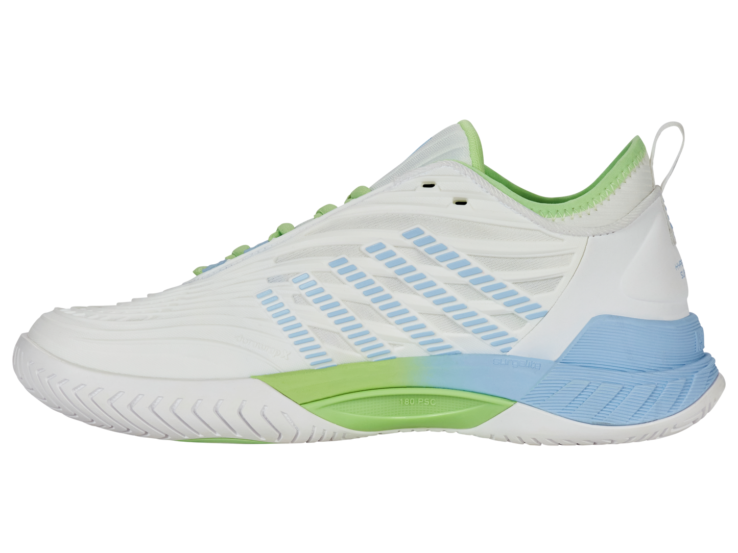 K-Swiss Women's Shoes Hypercourt Supreme 2 | Lucent White/Dutch Canal/Paradise Green