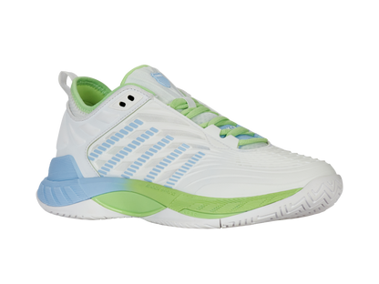 K-Swiss Women's Shoes Hypercourt Supreme 2 | Lucent White/Dutch Canal/Paradise Green