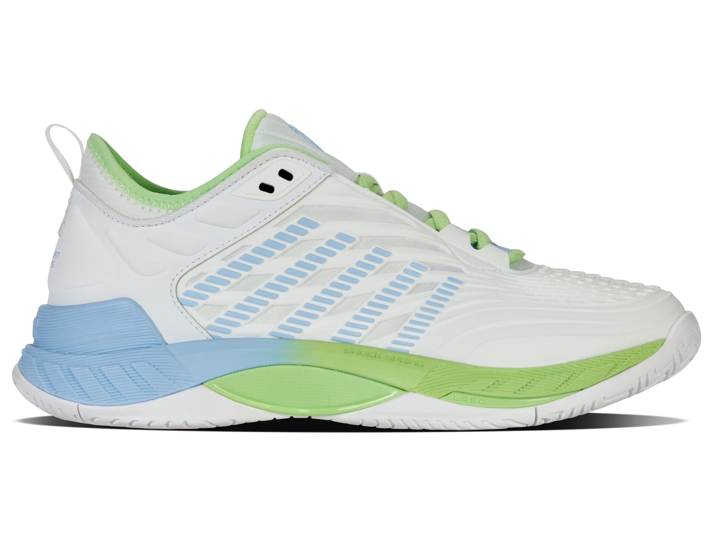 K-Swiss Women's Shoes Hypercourt Supreme 2 | Lucent White/Dutch Canal/Paradise Green