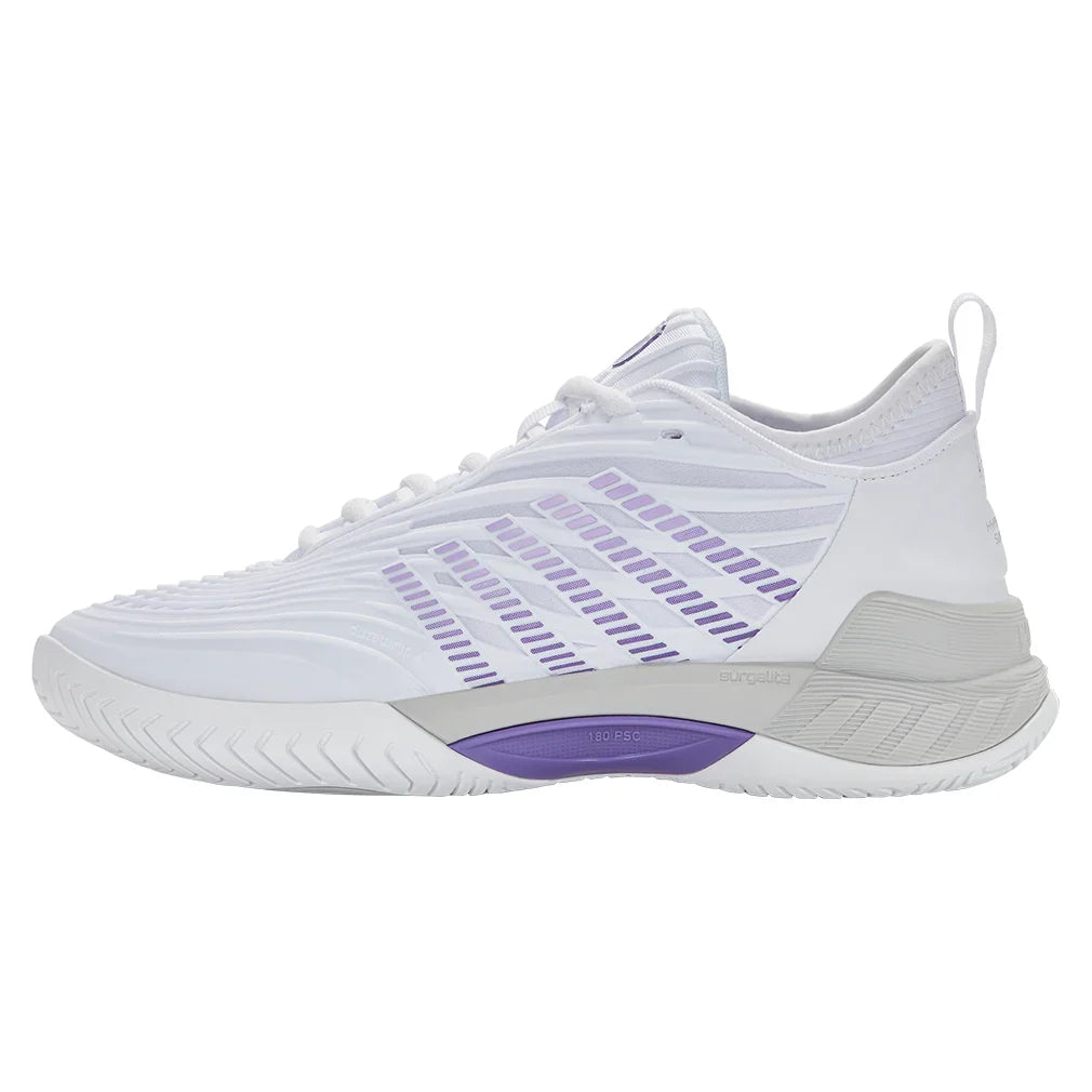 Women's Hypercourt Supreme 2 Tennis Shoes White and Lunar Rock