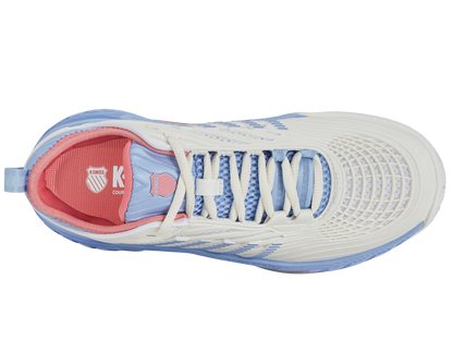 K-Swiss Women's Shoes Hypercourt Supreme 2 | Bright White/Open Air/Strawberry Ice