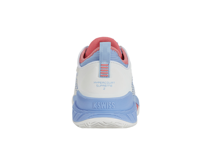K-Swiss Women's Shoes Hypercourt Supreme 2 | Bright White/Open Air/Strawberry Ice