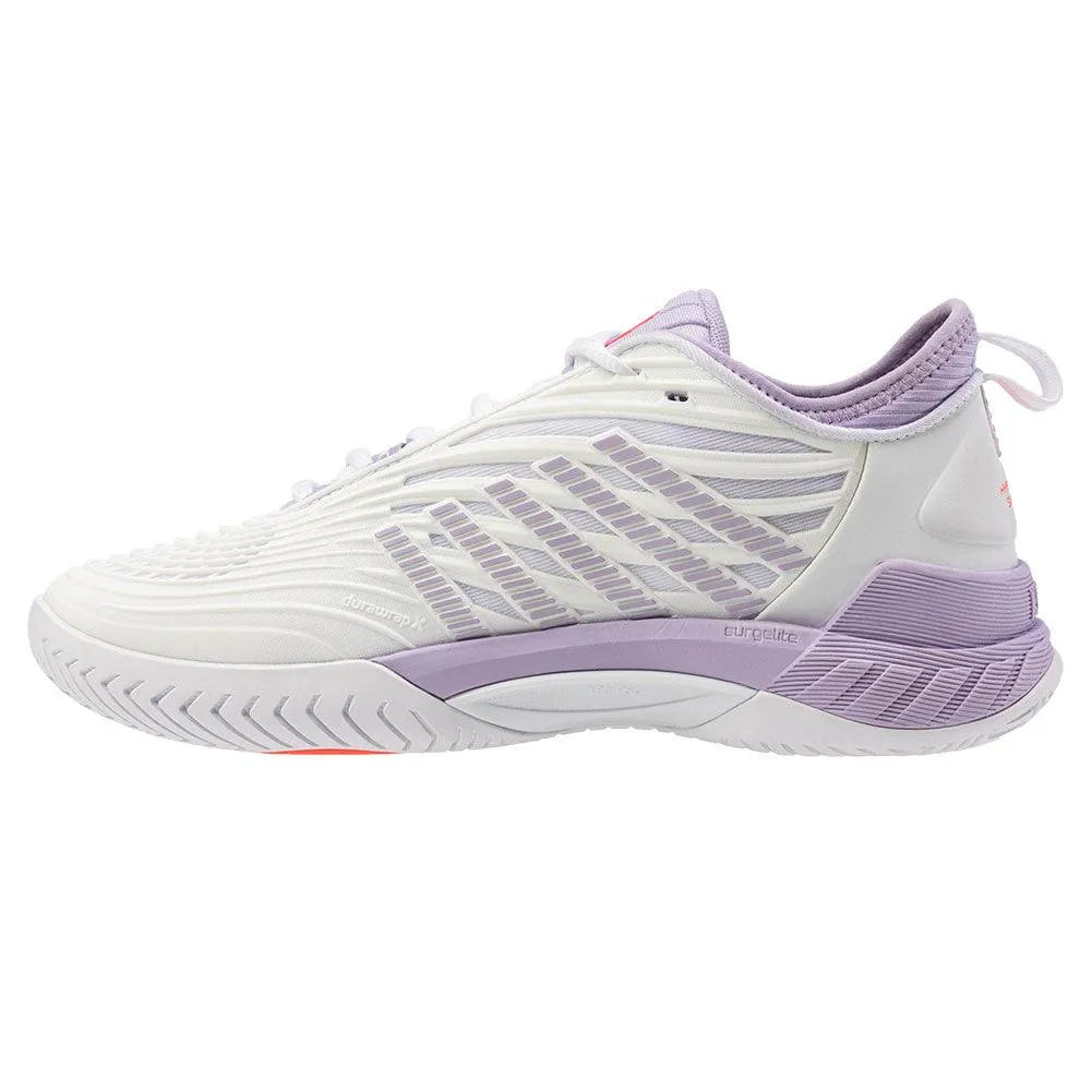 Women's Hypercourt Supreme 2 Tennis Shoes White and Orchid Petal