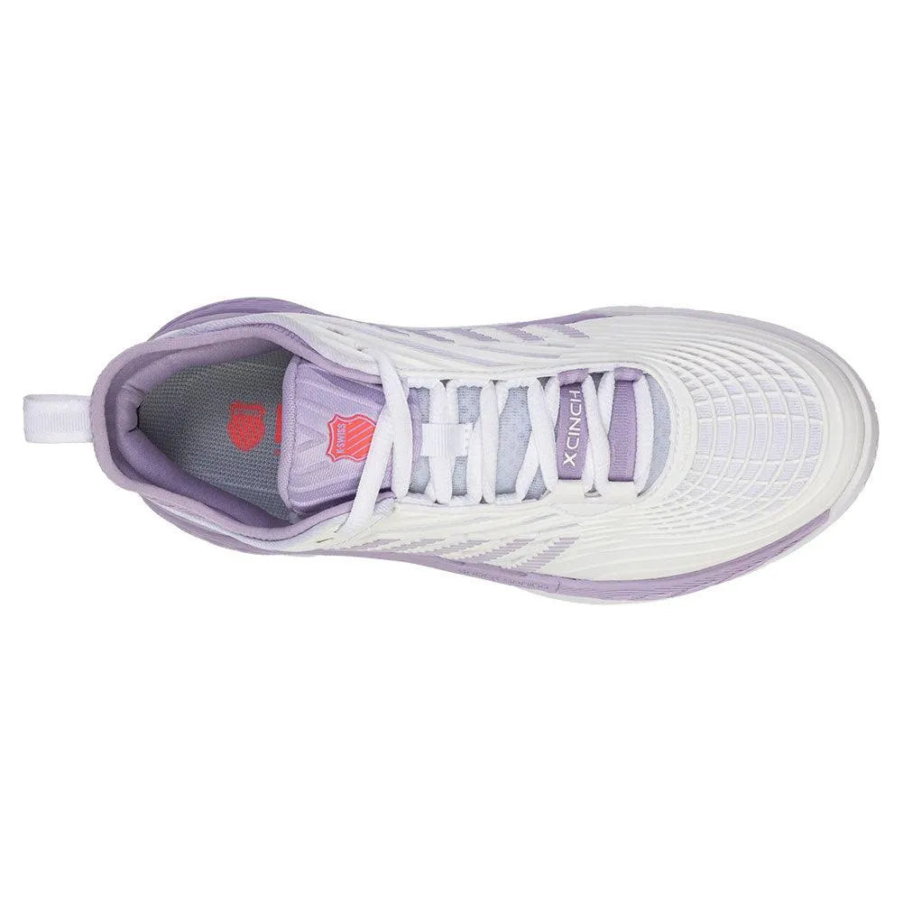 Women's Hypercourt Supreme 2 Tennis Shoes White and Orchid Petal