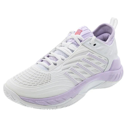 Women's Hypercourt Supreme 2 Tennis Shoes White and Orchid Petal-Footwear-K-Swiss-99071-182-M-Tennis Express