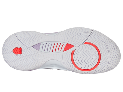 K-Swiss Women's Shoes Hypercourt Supreme 2 | White/Orchid Petal/Neon Blaze