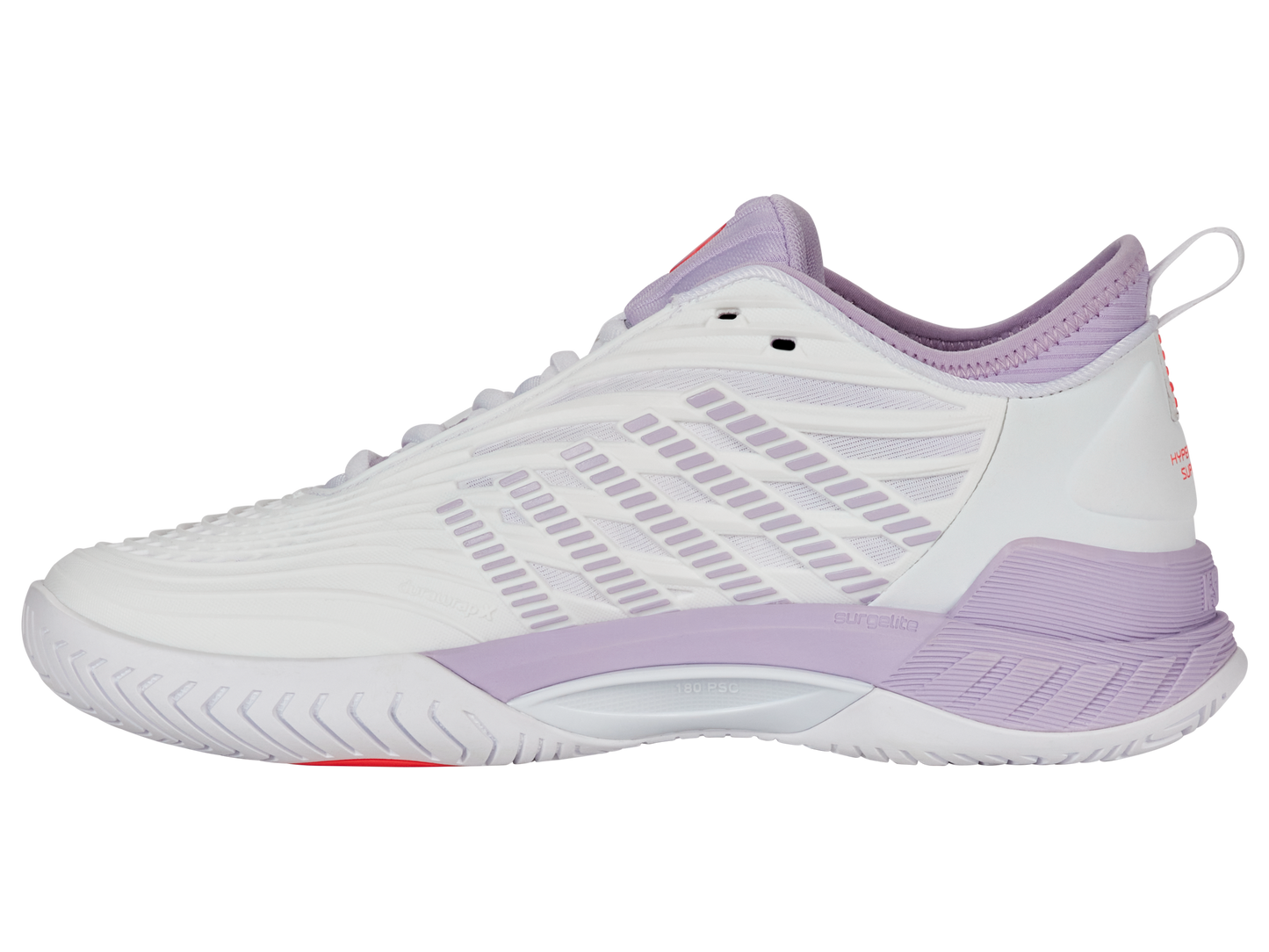 K-Swiss Women's Shoes Hypercourt Supreme 2 | White/Orchid Petal/Neon Blaze