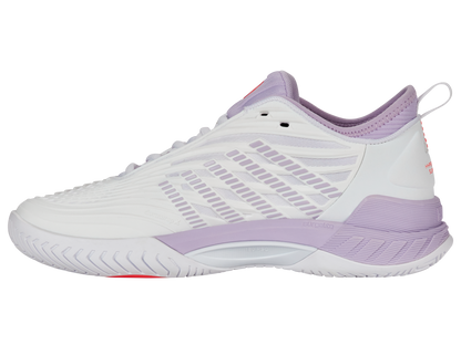 K-Swiss Women's Shoes Hypercourt Supreme 2 | White/Orchid Petal/Neon Blaze