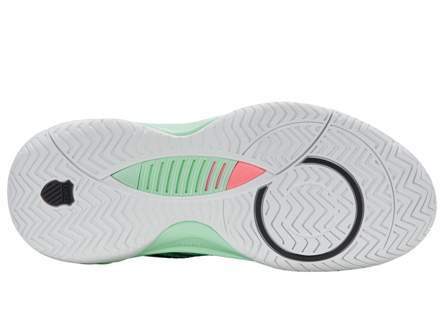 K-Swiss Women's Shoes Hypercourt Supreme 2 | Neon Mint/Black/White