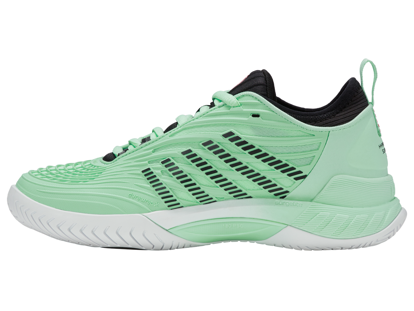 K-Swiss Women's Shoes Hypercourt Supreme 2 | Neon Mint/Black/White