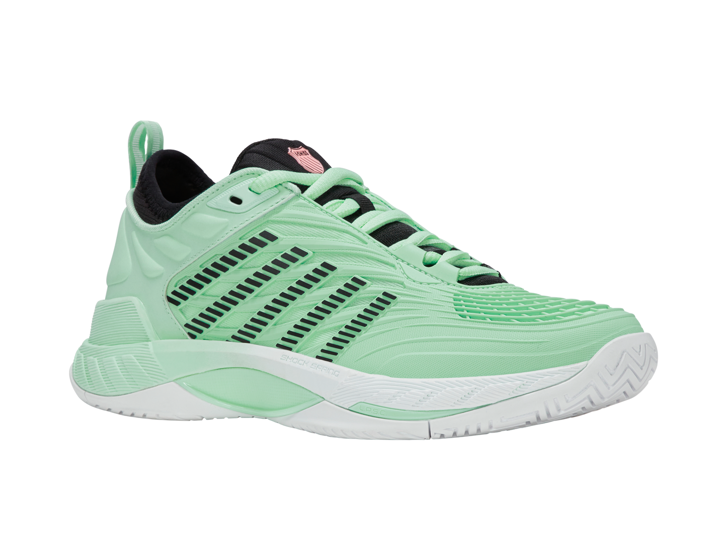 K-Swiss Women's Shoes Hypercourt Supreme 2 | Neon Mint/Black/White