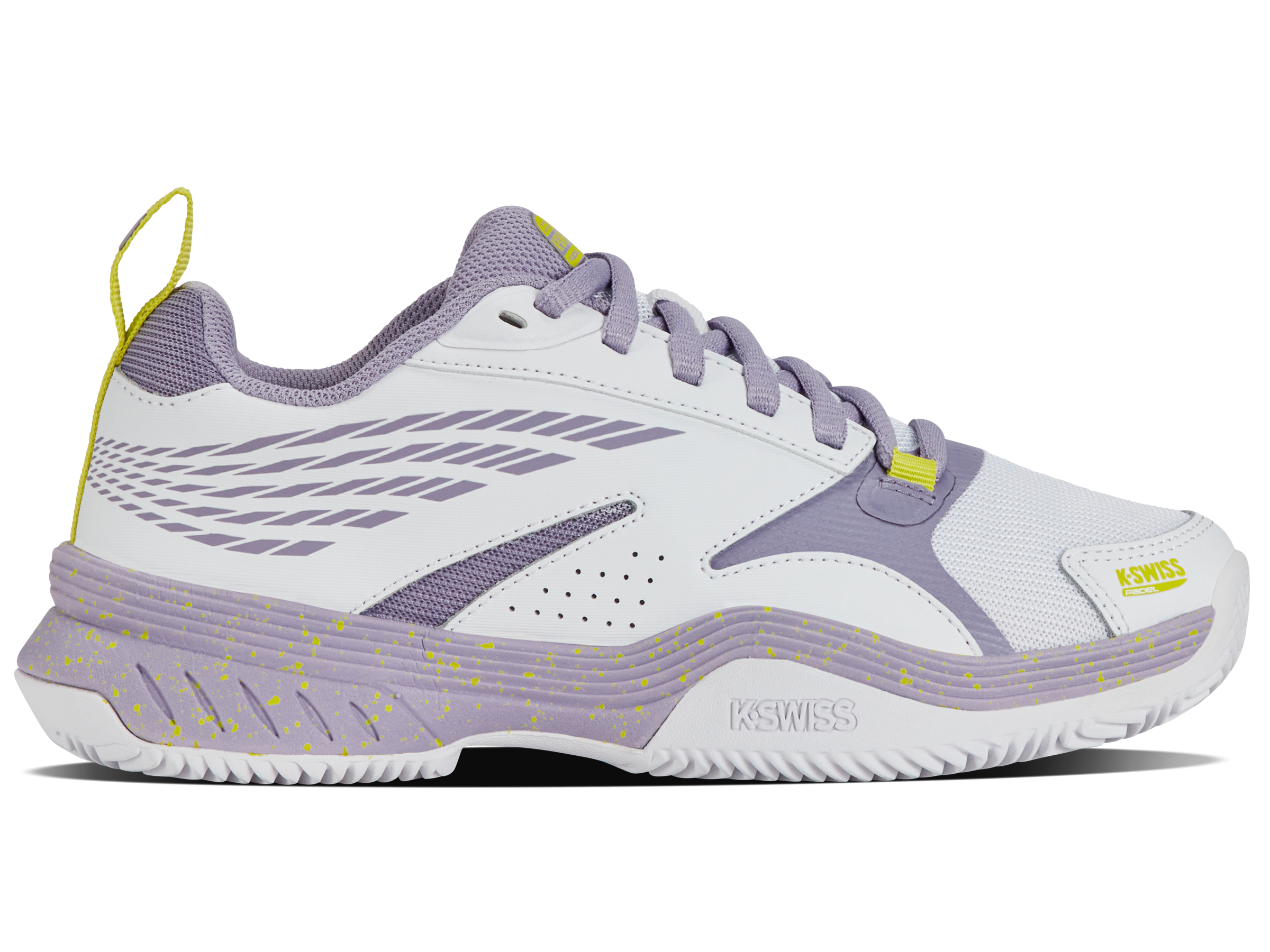 K-Swiss Women's Shoes Speedex Padel | White/Wisteria/Evening Primrose