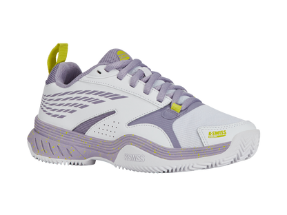 K-Swiss Women's Shoes Speedex Padel | White/Wisteria/Evening Primrose