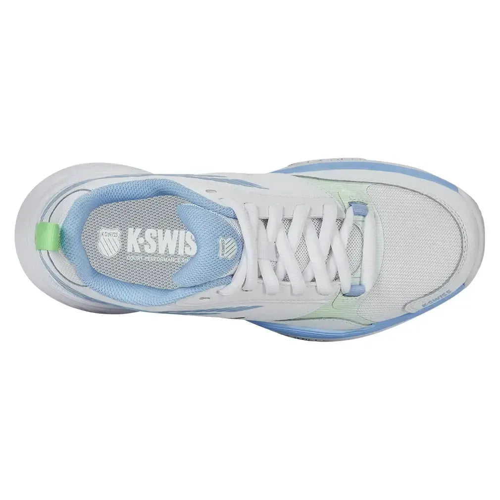 Women's SpeedEx Tennis Shoes White and Dutch Canal