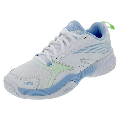 Women's SpeedEx Tennis Shoes White and Dutch Canal-Footwear-K-Swiss-99190-112U25copy-Tennis Express