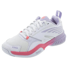 Women's SpeedEx Tennis Shoes White and Orchid Petal-Footwear-K-Swiss-99190-182-M-Tennis Express