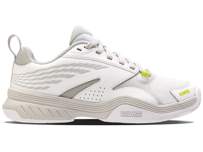 K-Swiss Women's Shoes Speedex | White/Gray Violet/Lime Green