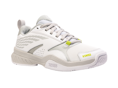 K-Swiss Women's Shoes Speedex | White/Gray Violet/Lime Green