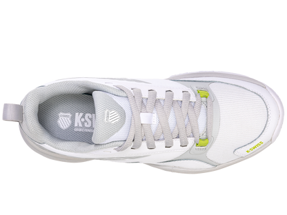 K-Swiss Women's Shoes Speedex | White/Gray Violet/Lime Green