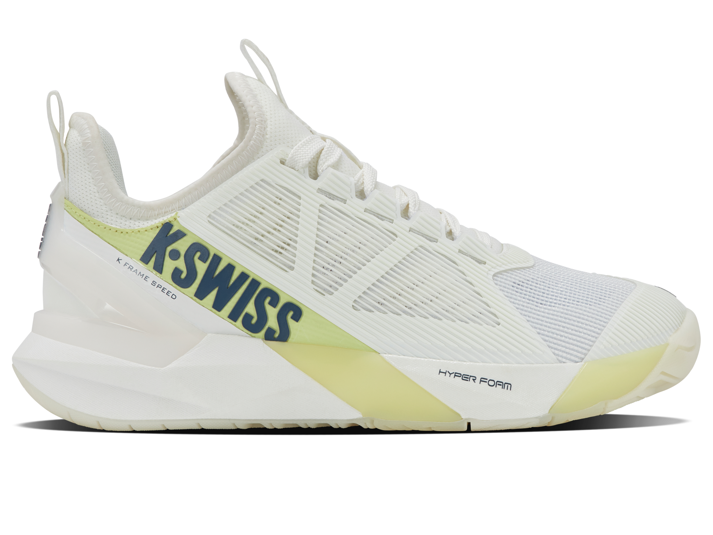 K-Swiss Women's Shoes K-Frame Speed | Blanc De Blanc/Luminary Green/Vintage Indigo