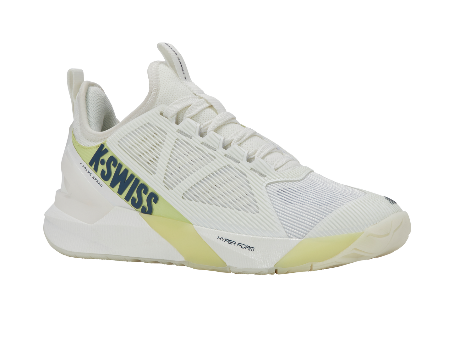 K-Swiss Women's Shoes K-Frame Speed | Blanc De Blanc/Luminary Green/Vintage Indigo