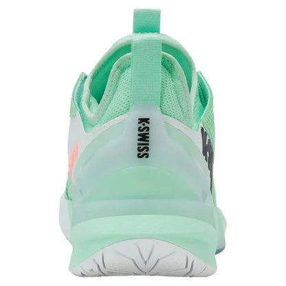Women's K-Frame Speed Tennis Shoes Soft Neon Mint and White