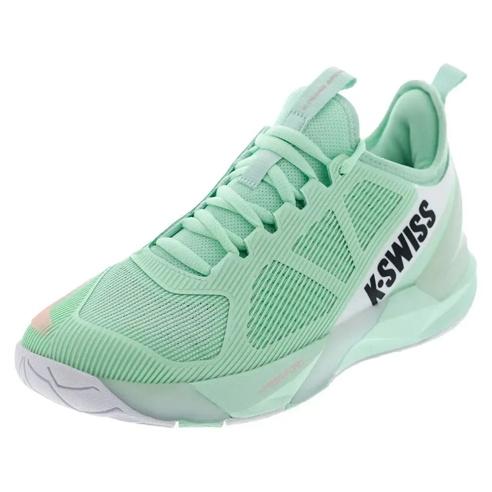 Women's K-Frame Speed Tennis Shoes Soft Neon Mint and White-Footwear-K-Swiss-99484-359F25copy-Tennis Express