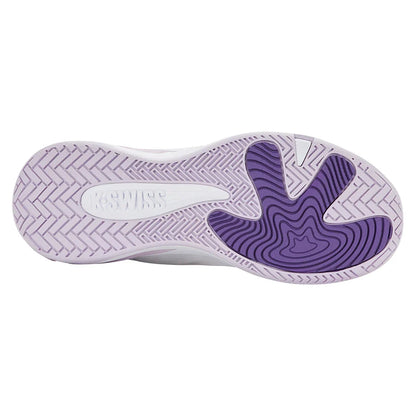 Women's K-Frame Pickleball Shoes White and Orchid Hush