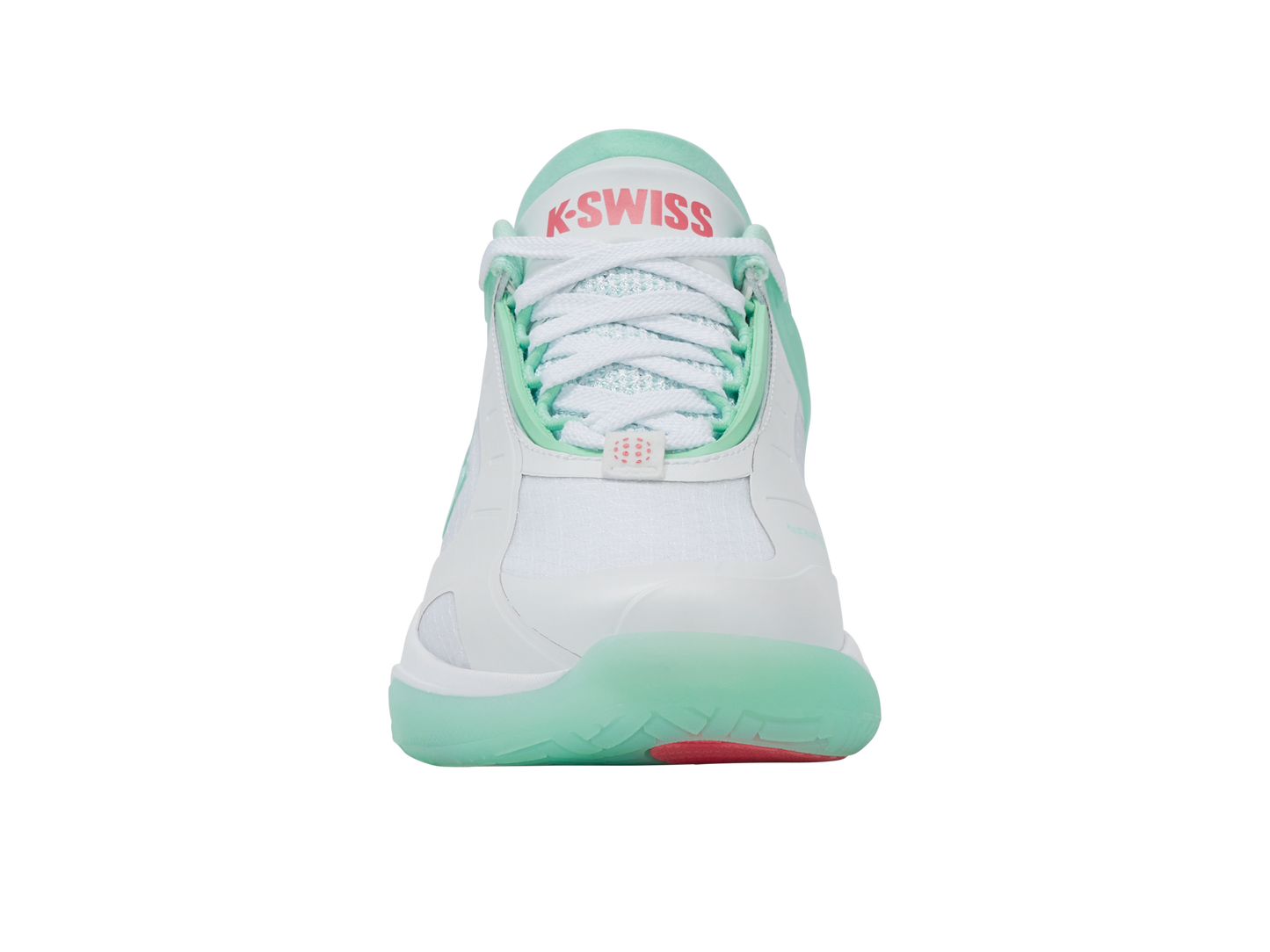 K-Swiss Women's Shoes K-Frame Pickleball | White/Neon Mint/Hot Neon Pink