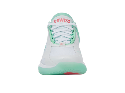K-Swiss Women's Shoes K-Frame Pickleball | White/Neon Mint/Hot Neon Pink