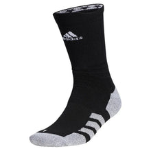 5-Star Team Traxion Crew Socks Black and White-Socks-Adidas-99613-DEFAULT-L-Tennis Express