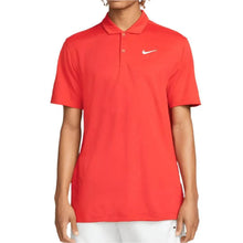 Men's Court Dri-FIT Solid Tennis Polo-Apparel-Nike-99984-657_UNI_REDWT-L-Tennis Express