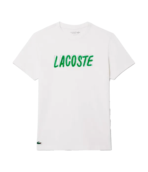 Camiseta Lacoste Ultra Dry White 2025