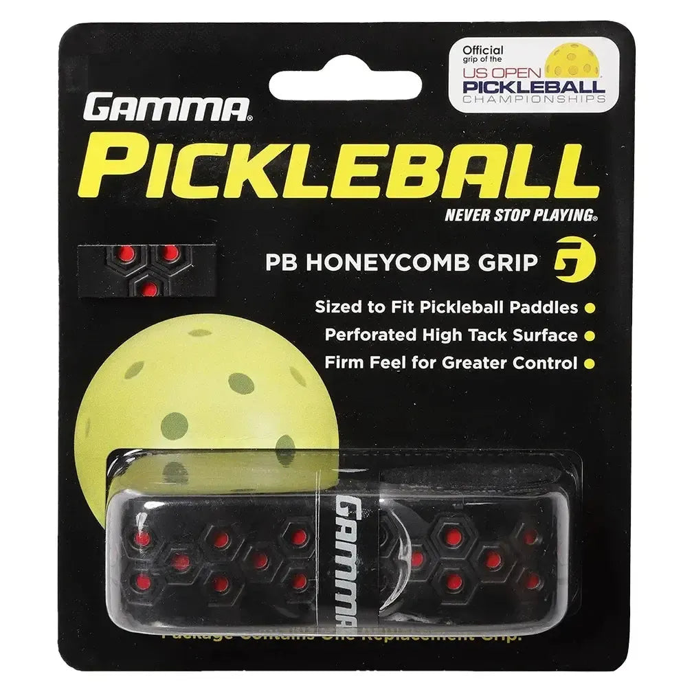 Honeycomb Pickleball Replacement Grip-Accessories-Gamma-APBHG-red-1-Tennis Express