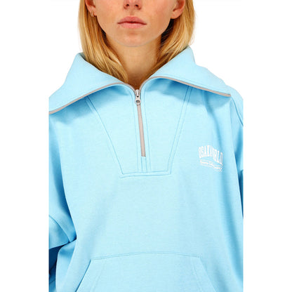 Osaka Women Half Zip Sweater | Blue Topaz
