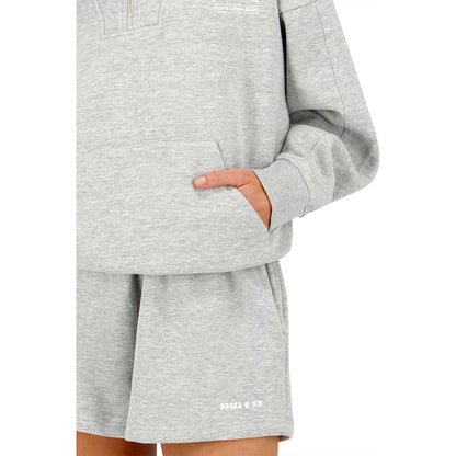 Osaka Women Half Zip Sweater | Heather Grey