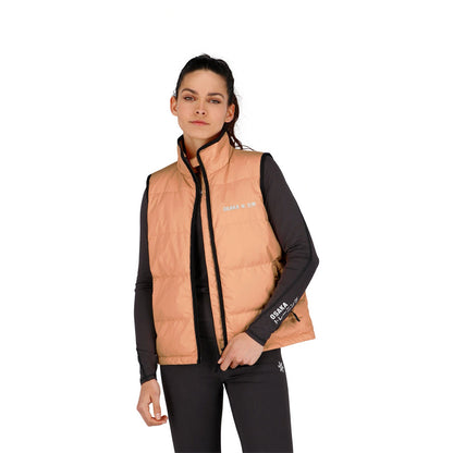 Osaka Women Padded Gilet | Peach