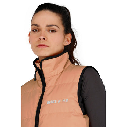 Osaka Women Padded Gilet | Peach