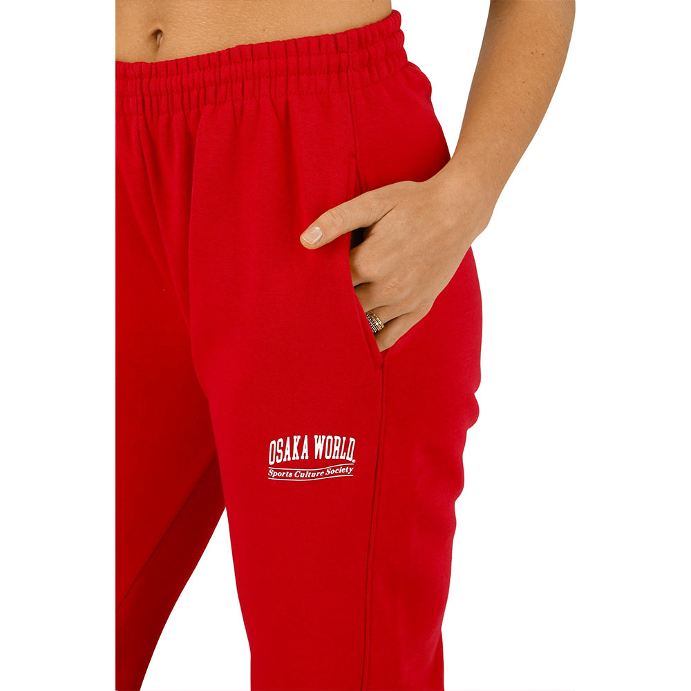 Osaka Women Sweatpants | Red