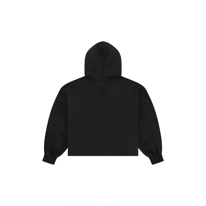 Osaka Women Cropped Hoodie | Black