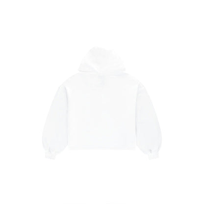 Osaka Women Cropped Hoodie | White