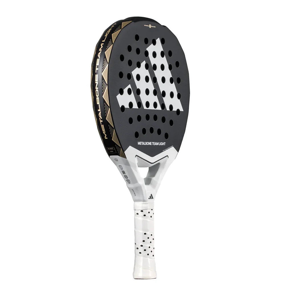 Metalbone Team Light 3.4 Padel Racquet Black and White