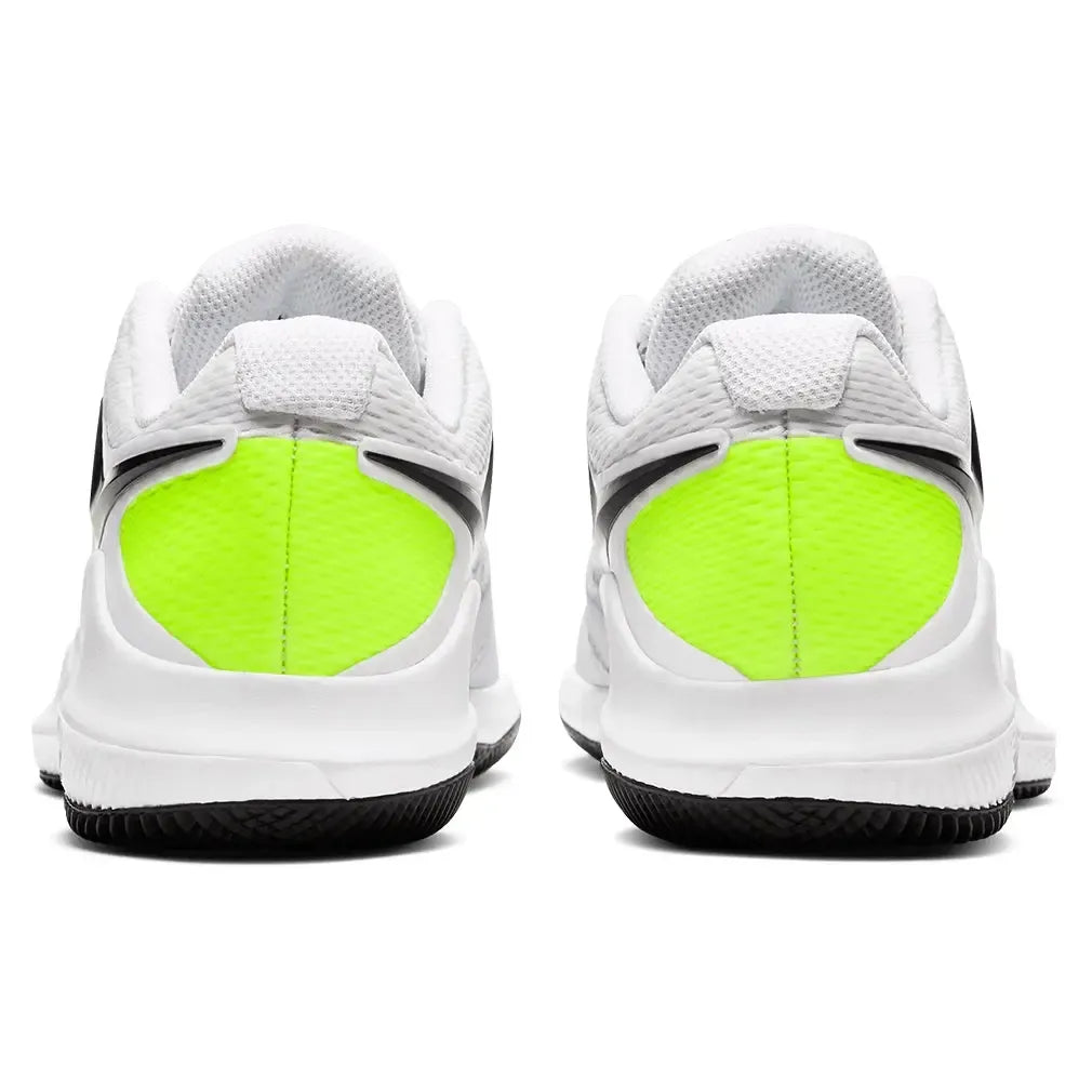 Juniors' Vapor X Tennis Shoes White and Black