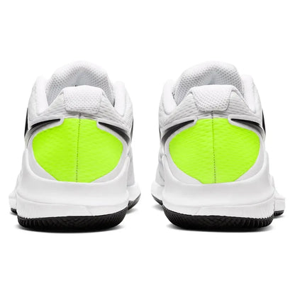 Juniors' Vapor X Tennis Shoes White and Black