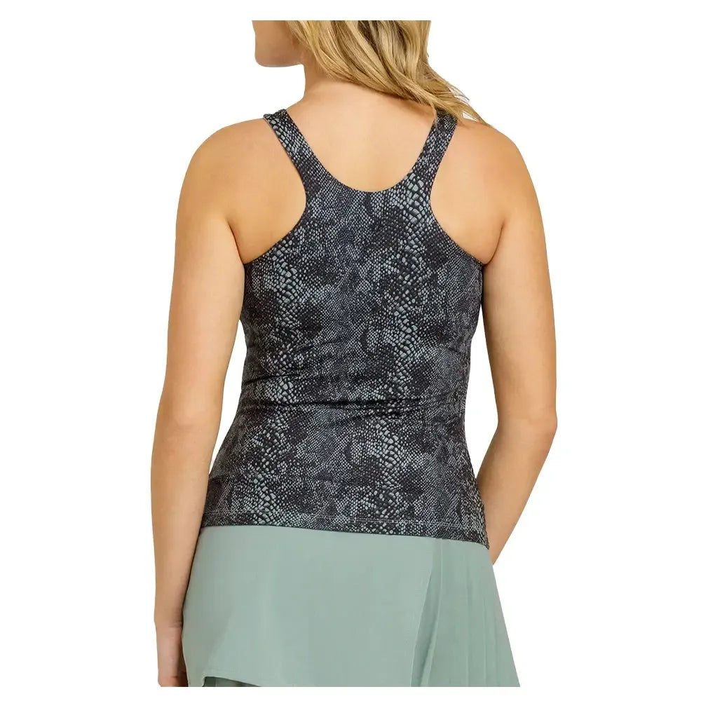Women's Foundation Hi-Neck Tennis Tank Snakeskin