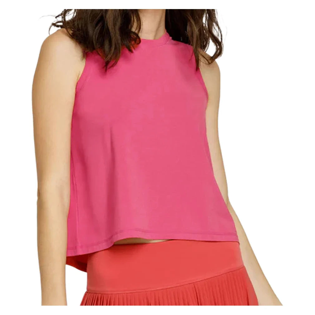 Women's Machli Tennis Tank Cherry Rose