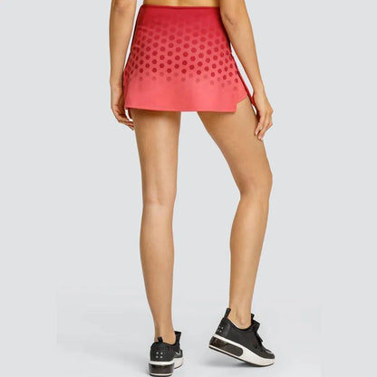 Women's Capri 13.5 Inch Tennis Skort Hex Ombre