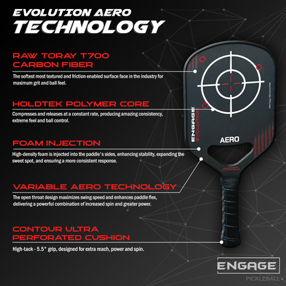 Engage Pickleball Aero Thermoformed Pickleball Paddle