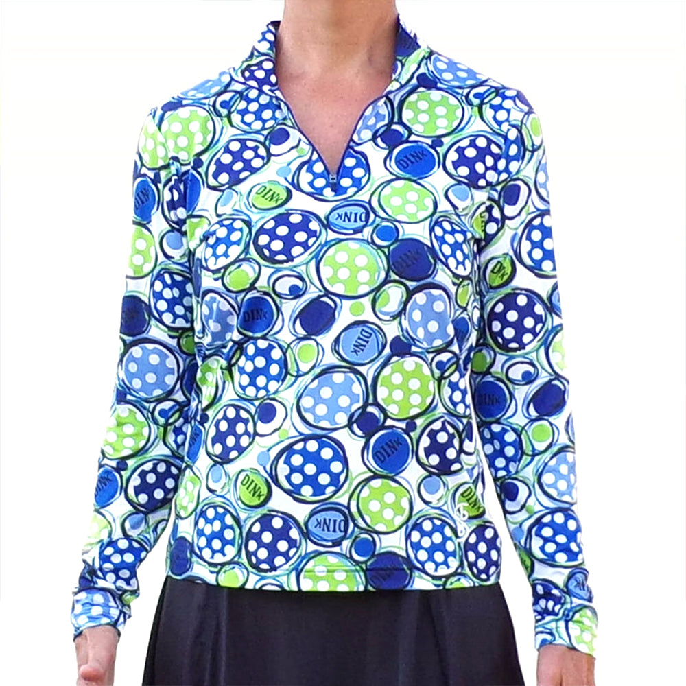 Picckleball Bella 1/4 Zip Long Sleeve Dink 1
