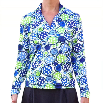 Picckleball Bella 1/4 Zip Long Sleeve Dink 1